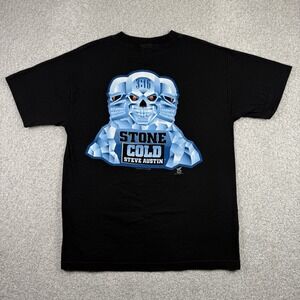 Stone Cold Steve Austin 3:16 Shirt WWF 1997 Skull Hyland Tag Wrestling Large
